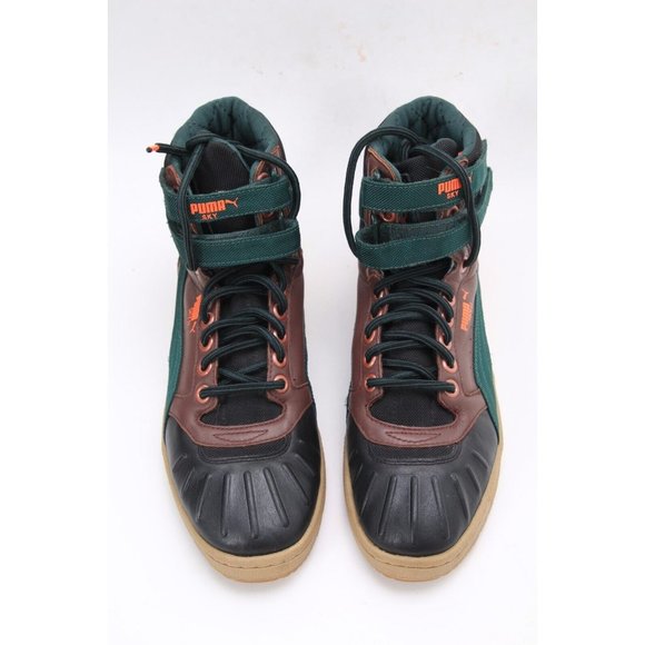 puma sky ii duck boots shoes lace up mens sz 8.5 eur 41 - Picture 2 of 10